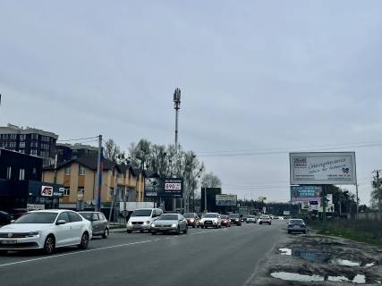 Билборд A в Крюковщине, Board 3x6м  Вул. Стуса, 16, біля  ТРЦ "РarkSmall", ЖК "Агам", навпроти "АТБ-Маркет", "UKRINSTAL", "Таунхауси від Дніпробуд", на виїзді з с. Крюківщина, на  м. Київ до В. Кільцева фото 1