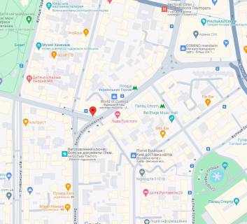 Нестандарт A в Киеве, 1.8x1.2  Площа  Льва Толстого - вул. Велика Васильківська ,   вхід з боку зупинки "ст. м. Площа Льва Толстого" – ст. м. Пл. Льва Толстого схема