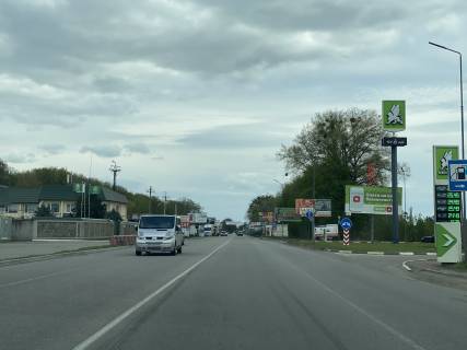 Билборд A в Вишневое, Board 3x6м  вул. В. Чорновола, 43, АЗС "ОККО", ПрАТ "Агріматко-Україна", Терминал "МАКСІМА ХЕЛС", Фарм. комп."Delta Medical Promotions AG", в бік м Київ фото 1