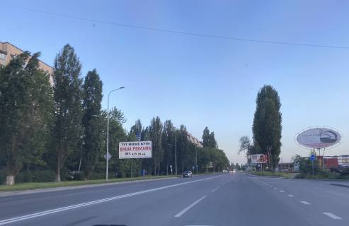 Билборд B в Вишневое, Board 3x6м  вул. Київська 20, перший за ЖД переїздом, Металобаза "ВАРТІС", ТЦ "Гудвил", направлення до центру м. Вишневе, в бік Києва фото