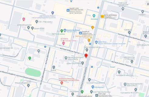 Нестандарт A в Киеве, 2.5x1.5  вул. Олекси Тихого – вул. Вадима Гетьмана, зупинка, в напрямку Кар. Дач. – ст. м. Шулявська схема