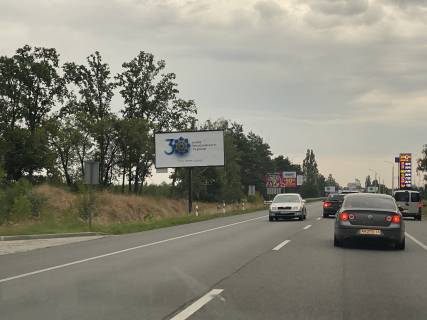 Білборд, Бігборд (Борд)  B у Ворзелі, Board 3x6м  вул. Ковельська, заїзд на АЗС "БРСМ", перед поворотом на  ЖК "Forest Land" вул. І. Виговського, 500м до Ринк "Бучанський", Ресторан "Хатинка Пекаря", Автодорога М-07 Київ-Ковель-Ягодин, напрямок в м. Бородянку з м. Київ  Фото 1