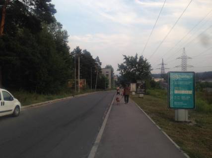 Сiтiлайт A у Вишгороді, Сity 1.8x1.2м  Кургузова, , ЖМ Ярославичи , направление ул.Киевская №1 Фото 1