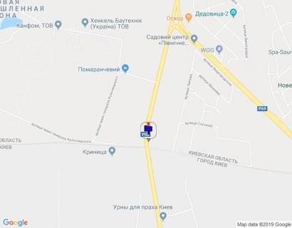 Білборд, Бігборд (Борд)  B у Вишгороді, Board 3x6м  Виїзд з м. Вишгород в напрямку пл. Шевченка, Кільцевої дороги м. Київ, а/д "Київ-Іванків-Овруч", Р-02 км 18+800 право, в Київ схема