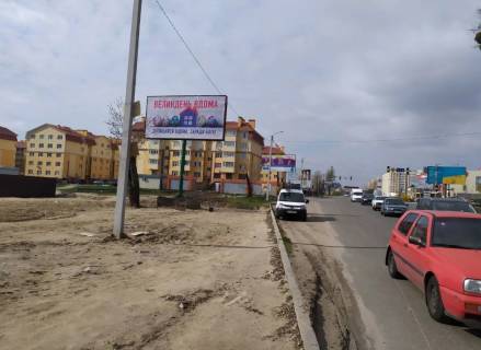 Билборд B в Софиевской Борщаговке, Board 3x6м  вул. Соборна/вул. Бишівська, світлофор, ЖК "Барселона", поворот на ТЦ «Маєток», ЖК "Київський маєток", "Фора", ЖК "Львівський Маєток" фото 1