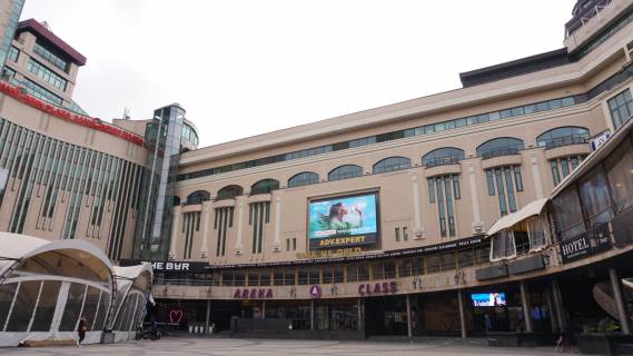 Видеоборд A в Киеве, 9х5м  MANDARIN ATRIUM  Атріум ТЦ Mandarin Plaza  вул. В. Васильківська 5 9х5 м, 10 піксель, яскравість 6500 nit, 800х400 пікс, час роботи цілодобово, 24/7 - 420814 фото 1