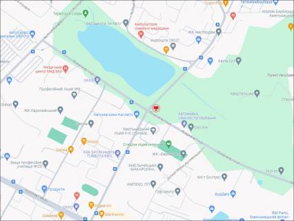 Билборд B в Хмельницком, 3x6  Мирного вул. - Озерна вул. (перехрестя) схема