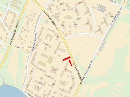 Билборд B в Хмельницком, 3x6  Мирного вул., 27/3 схема