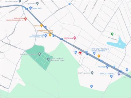 Білборд, Бігборд (Борд)  A у Хмельницькому, 3x6  Вінницьке шосе (мкр. Лезневе, Шиномонтаж) схема