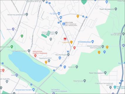 Билборд B в Хмельницком, 3x6  Мирного вул. 27 (навпроти трц Агора) схема