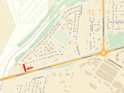 Билборд A в Хмельницком, 3x6  Сапунова вул., виїзд на Львів, Тернопіль схема