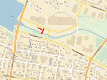 Сiтiлайт A у Хмельницькому, 1.8x1.2  Бандери вул., 2а, біля ТРЦ "Оазис", №8 схема