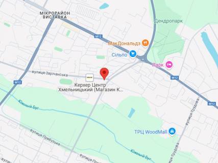 Билборд A в Хмельницком Зарічанська вул. 1 (ТРЦ Проскурів Плаза) №1 схема