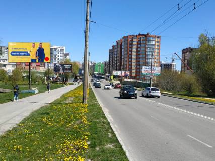 Билборд B в Хмельницком, 3x6  Мирного вул. (біля озера №2) схема