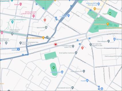 Білборд, Бігборд (Борд)  A у Хмельницькому, 3x6  Князя С.Хороброго вул. (КПП) схема