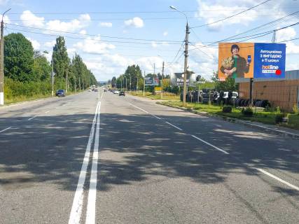 Білборд, Бігборд (Борд)  A у Хмельницькому, 3x6  Вінницьке шосе (мкр. Лезневе, Шиномонтаж) Фото 1