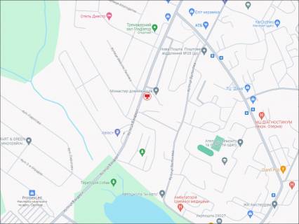 Билборд B в Хмельницком, 3x6  Степана Бандери (Маршала Рибалка) вул. 42 (мкр. Дивокрай) схема