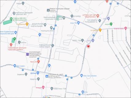 Билборд B в Хмельницком, 3x6  Гетьмана І.Мазепи вул. 64 (азс ОККО, металобаза Вікант) схема