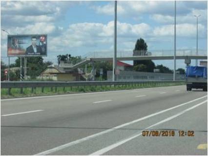Билборд B в Любимовке, 6х3  с. Любимівка, Житомирська траса, 33 км в напрямку Житомира фото 1