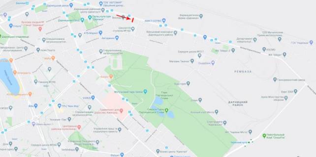 Билборд  в Киеве, 3x6  50.4288598685, 30.6676732793, схема