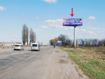 Мегаборд A в Иванков, 12x4  в'їзд до Києва, з боку Одеси, біля н.п.Глеваха, нового моста, поруч АЗС, від котедж.городка Садок вишневий фото 1