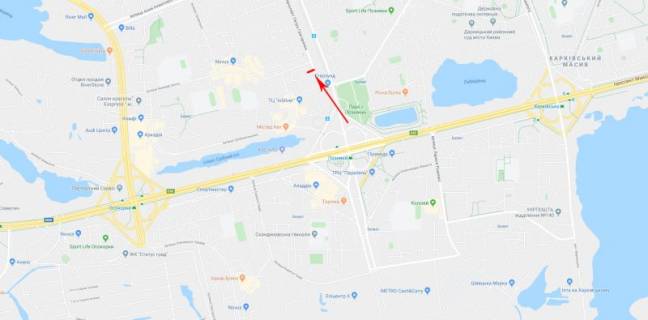 Билборд  в Киеве, 3x6  50.4025631700, 30.6314166200, схема