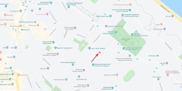 Билборд  в Киеве, 1,2x1,8  50.4448599800, 30.5358247500, схема