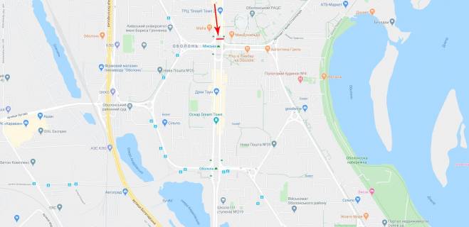 Призматрон, Призма A у Києві, 6x3  Оболонський пр-т, ст. м. "Мінська", ТЦ "Dream Town", в центр - 319064 схема
