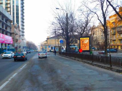 Білборд, Бігборд (Борд)  A у Києві, 1.2x1.8  Бульварно-Кудрявська вул. 15 навпроти Фото 1