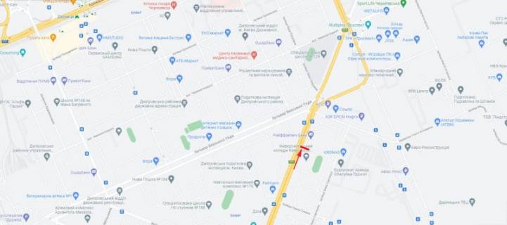 Білборд, Бігборд (Борд)   у Києві, 3x6  50.4495063500, 30.6297150400, схема