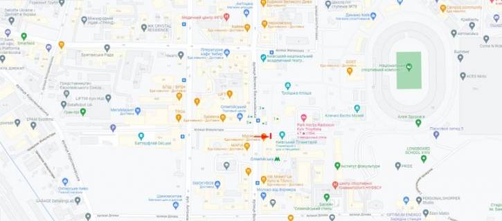 Билборд  в Киеве, 1,2x1,8  50.4318807800, 30.5166073400, схема