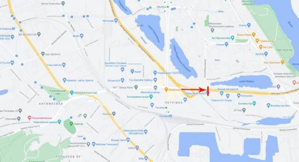 Билборд  в Киеве, 8x2  50.4886978500, 30.5077165700, схема