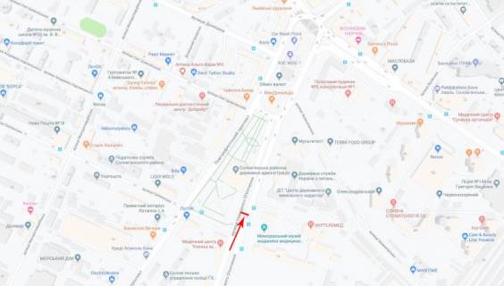 Білборд, Бігборд (Борд)   у Києві, 1,2x1,8  50.4215736500, 30.4575279500, схема