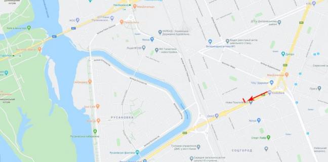 Билборд  в Киеве, 3x6  50.4405126736, 30.6190428003, схема