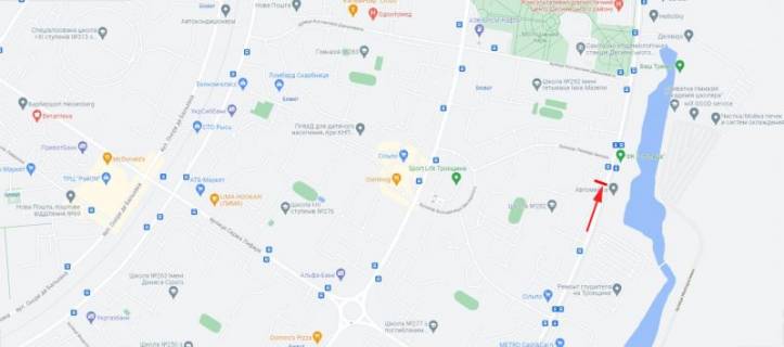 Билборд B в Киеве, 3x6  Закревського Миколи вул. 71, рух в напрямку Данькевича вул. схема