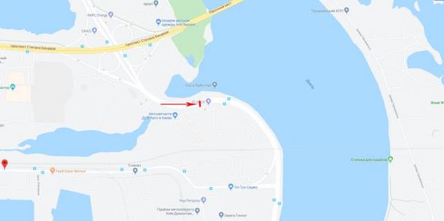 Билборд  в Киеве, 3x6  50.4856473390, 30.5321611323, схема