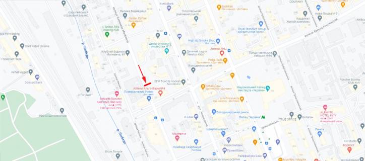 Видеоборд B у Києві, 3.14x2.3  Малевича Казимира 56, в напрямку до ст. м. "Либідська" - 527283 схема