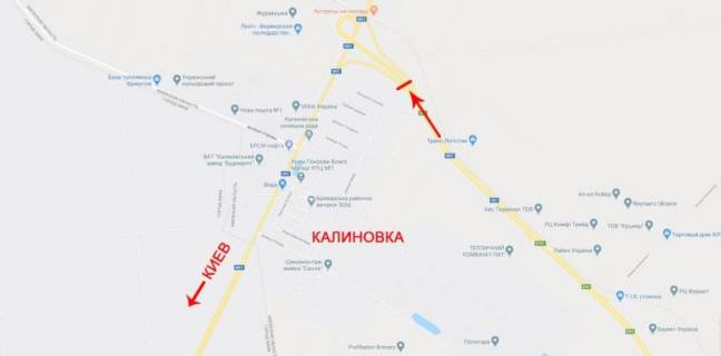 Билборд  в Киеве, 12x4  50.5671446500, 30.8335103400, схема