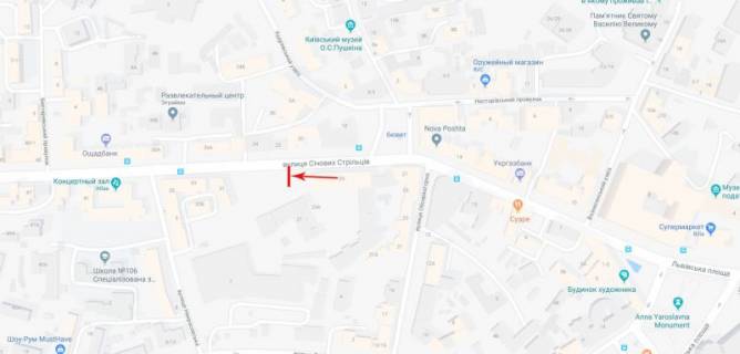 Білборд, Бігборд (Борд)   у Києві, 3,14x2,3  50.4563196000, 30.4995055800, схема