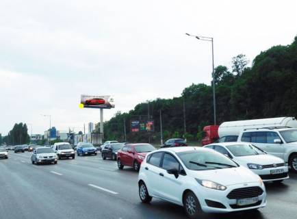Мегаборд A в Киеве, 12x4  Столичне шосе, рух в напрямку від ст. м. "Видубичі" фото 1
