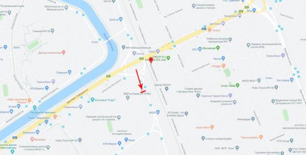 Білборд, Бігборд (Борд)   у Києві, 3x6  50.4356121100, 30.6125338700, схема