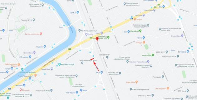 Билборд  в Киеве, 3x6  50.4356121100, 30.6125338700, схема