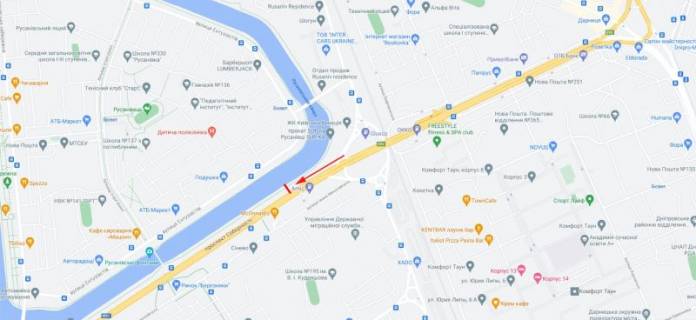 Билборд  в Киеве, 3,14x2,3  50.4349519600, 30.6032255100, схема