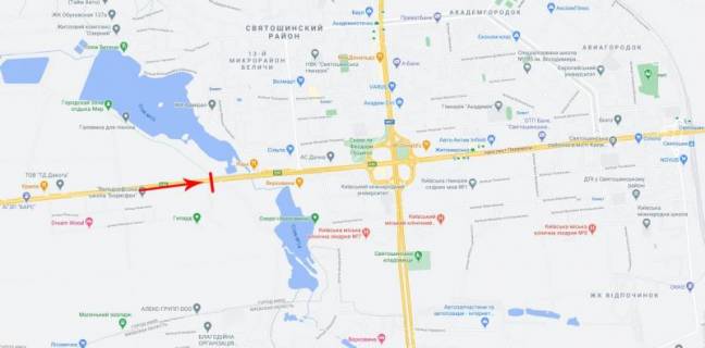 Билборд  в Киеве, 8x2  50.4540001900, 30.3366050500, схема