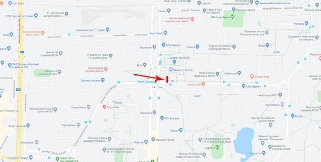 Призма B в Киеве Героїв Дніпра вул. 43-В - 318976 схема
