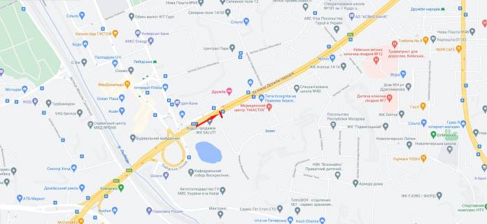 Скроллер A в Киеве Дружби Народів бульв.  4/6 - 435705 схема