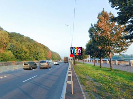 Видеоборд A в Киеве, 3,14x2,32  Набережне шосе 14, рух в напрямку ст. м. "Поштова Площа" - 391457 фото 1