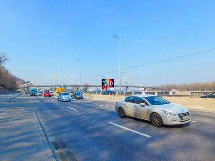 Видеоборд A в Киеве, 3,14x2,32  Набережне шосе, 100 м. до Пішохідного Моста, рух в напрямку Поштова пл. - 391456 фото 1