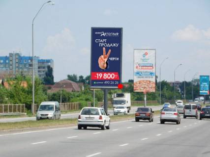 Билборд B в Киеве, 3x6  Броварський просп. в Бровари, вертикальний фото 1