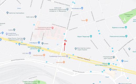 Скролер, Скрол A у Києві Чорновола вул. 41  - 435840 схема